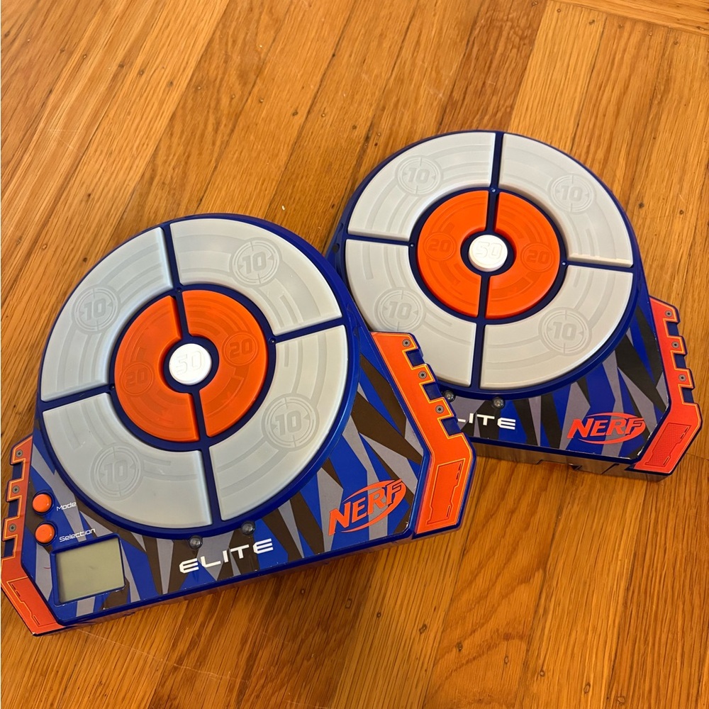 Nerf Elite Dual Target Set - Blue and Orange